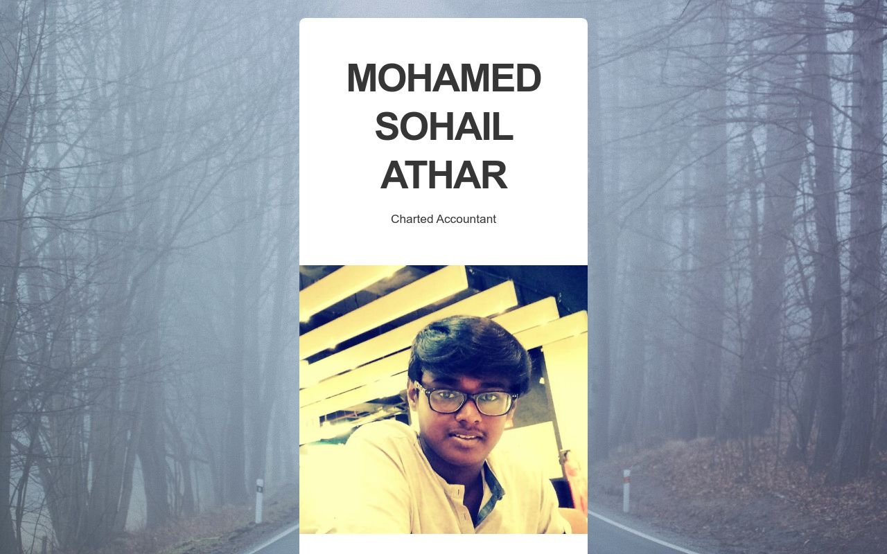 Carrd profile picture for @sohail